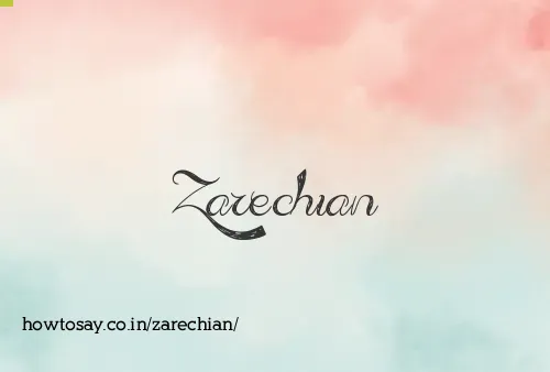 Zarechian