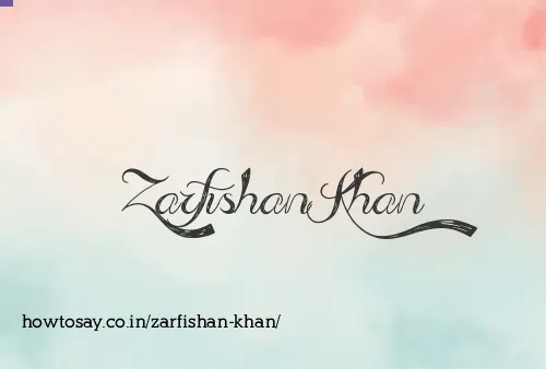 Zarfishan Khan