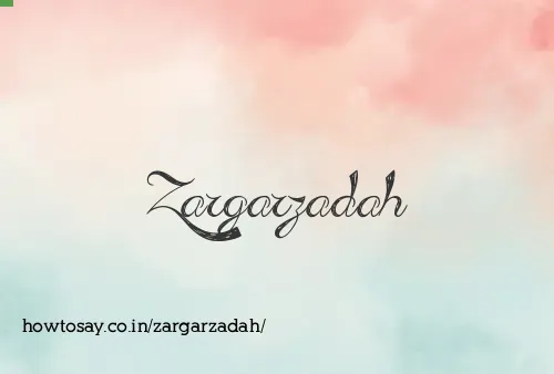 Zargarzadah