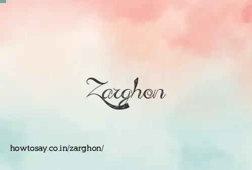 Zarghon