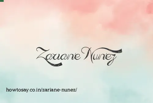 Zariane Nunez
