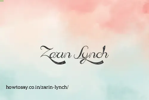 Zarin Lynch