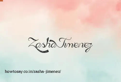 Zasha Jimenez