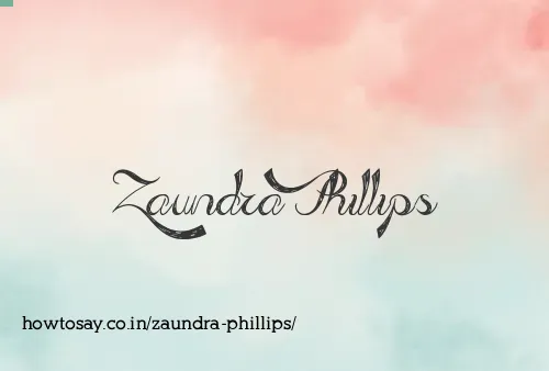 Zaundra Phillips