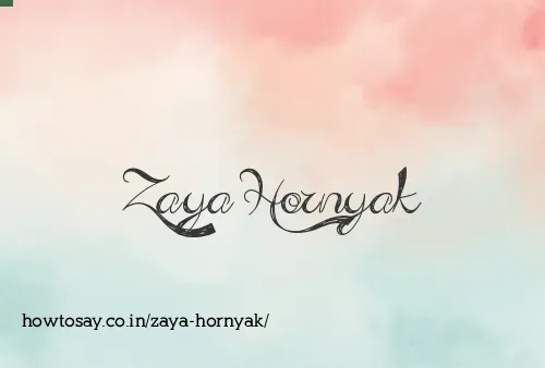 Zaya Hornyak