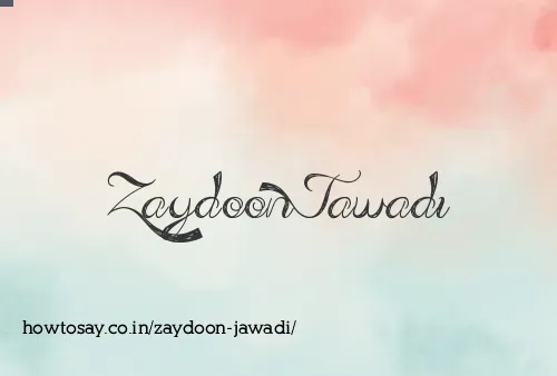 Zaydoon Jawadi