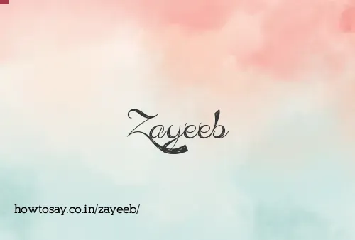 Zayeeb