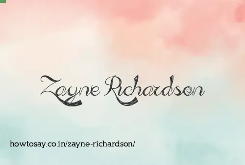Zayne Richardson