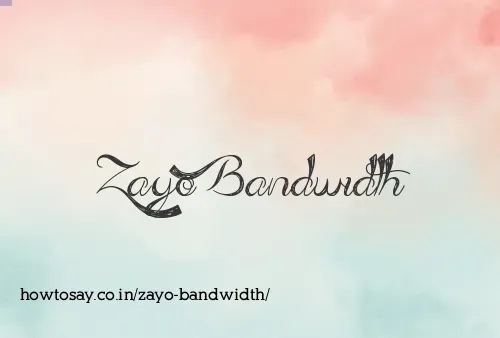 Zayo Bandwidth
