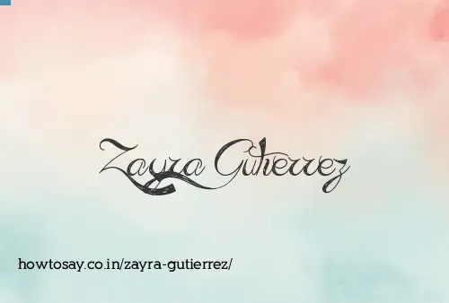 Zayra Gutierrez