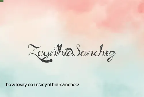 Zcynthia Sanchez