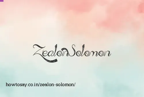 Zealon Solomon
