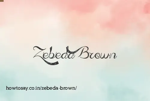 Zebeda Brown