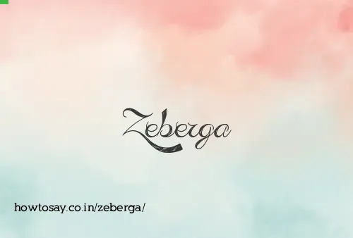 Zeberga