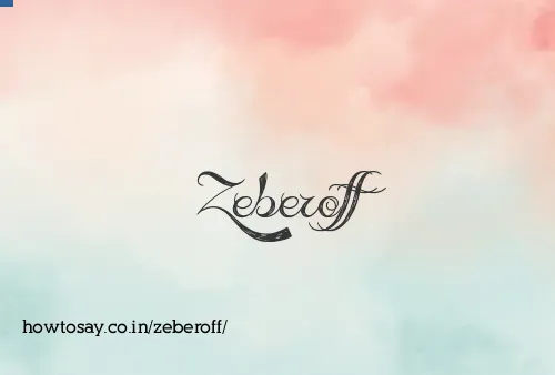 Zeberoff