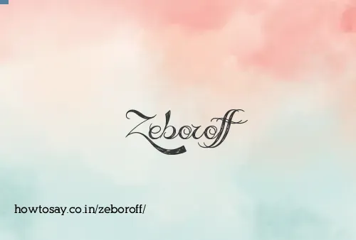 Zeboroff