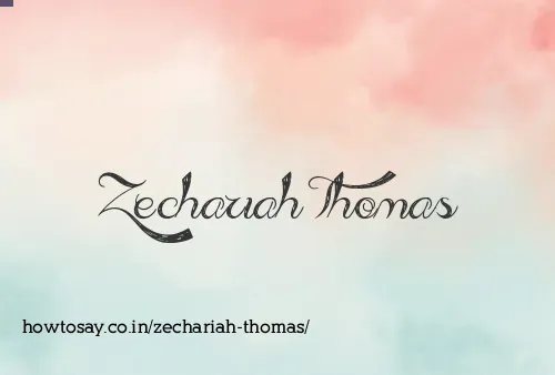 Zechariah Thomas