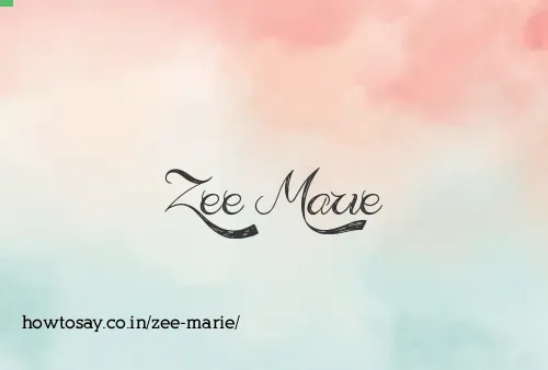 Zee Marie