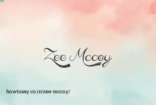 Zee Mccoy