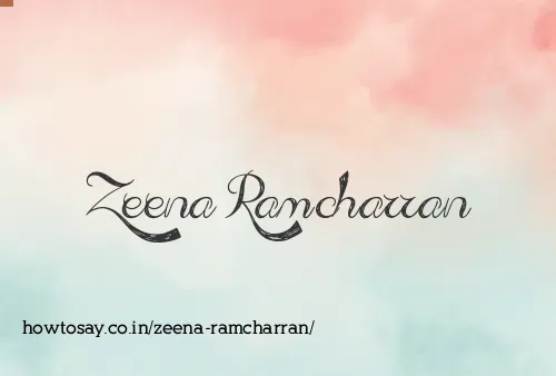 Zeena Ramcharran