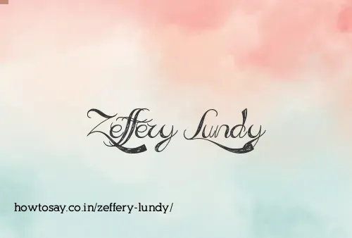 Zeffery Lundy