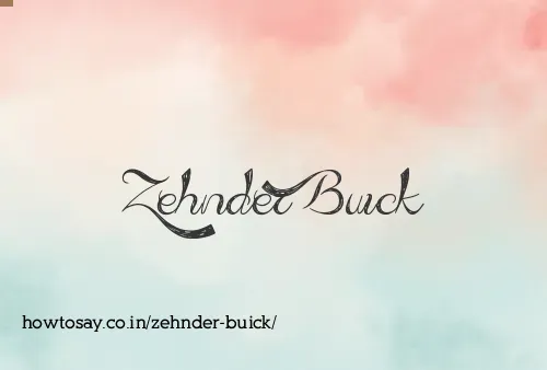 Zehnder Buick