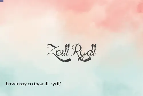 Zeill Rydl