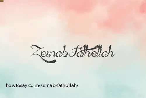 Zeinab Fathollah