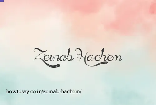 Zeinab Hachem