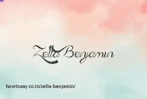 Zella Benjamin