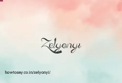 Zelyonyi