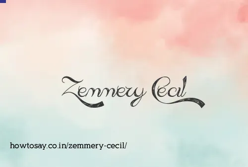 Zemmery Cecil