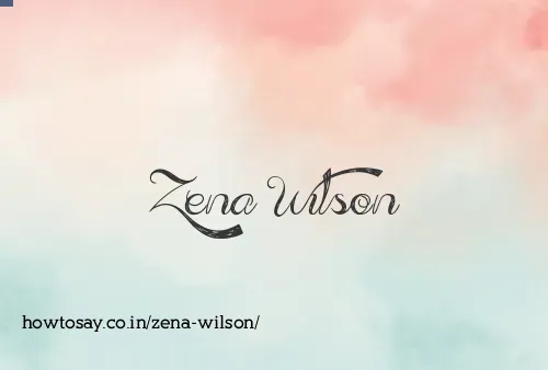 Zena Wilson