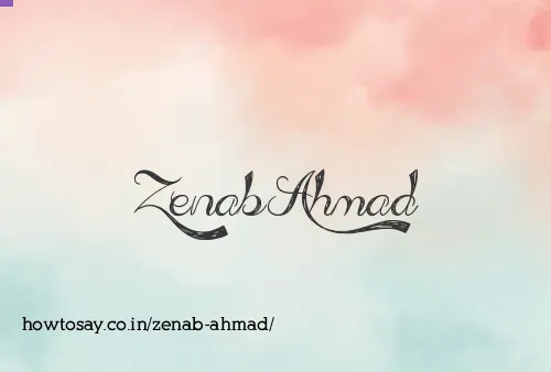 Zenab Ahmad