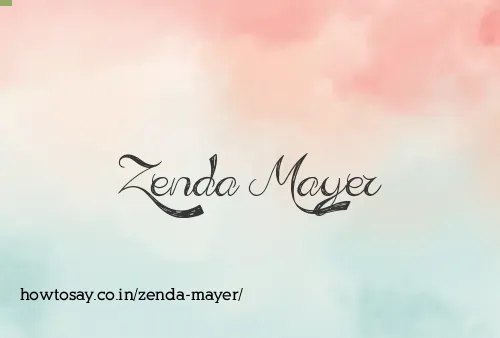 Zenda Mayer