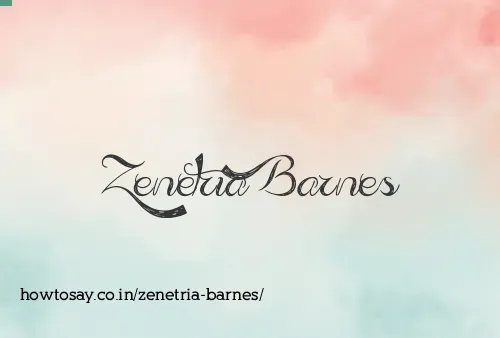 Zenetria Barnes