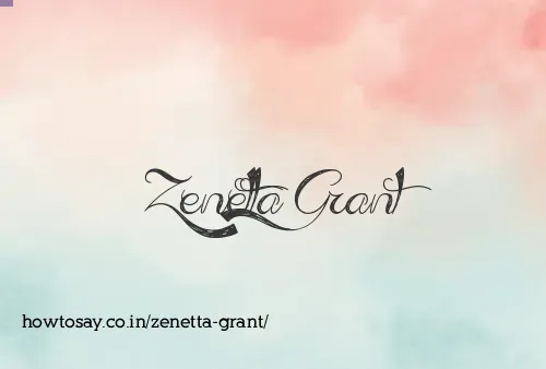 Zenetta Grant
