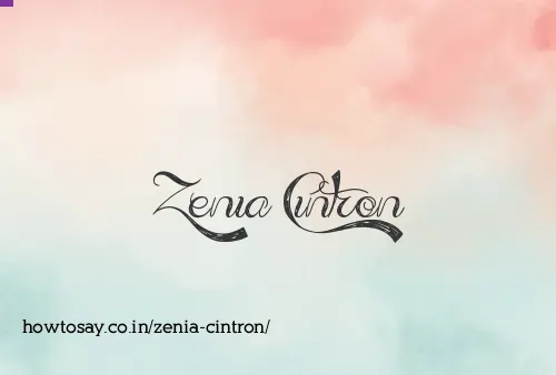 Zenia Cintron
