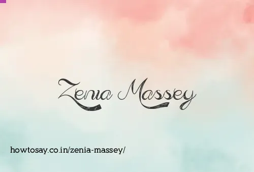 Zenia Massey