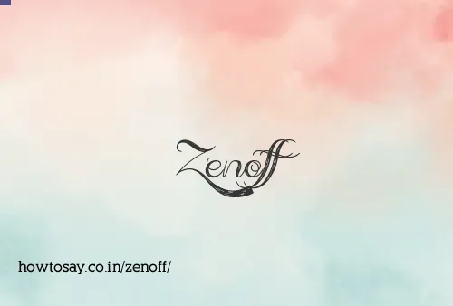 Zenoff