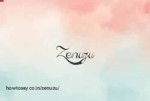 Zenuzu