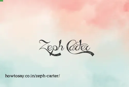 Zeph Carter