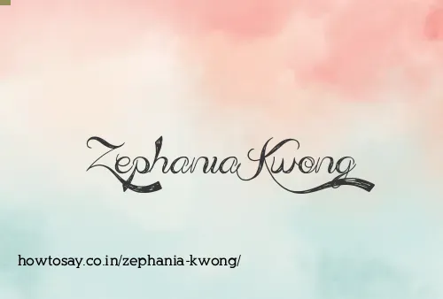 Zephania Kwong
