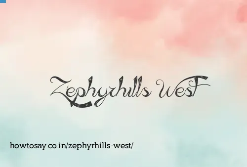 Zephyrhills West