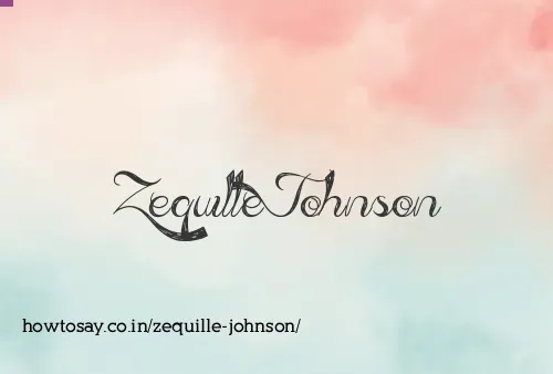 Zequille Johnson