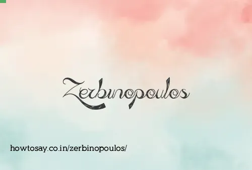 Zerbinopoulos