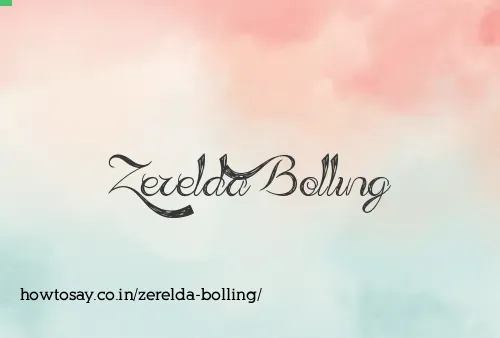 Zerelda Bolling