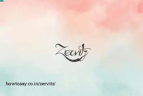Zervitz