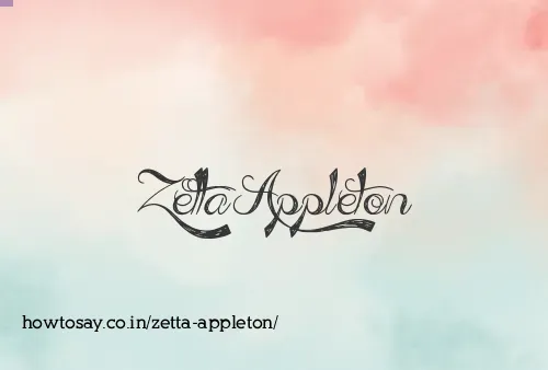 Zetta Appleton