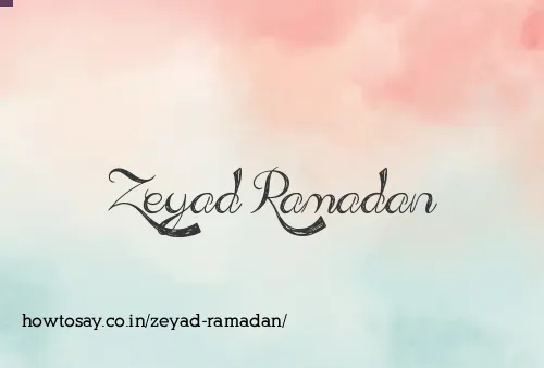 Zeyad Ramadan